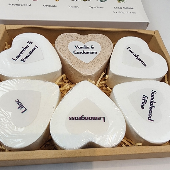 Spa Shower Steamer Organic Vegan Dye Free Long Lasting Scent Sealed Package - Picture 6 of 10